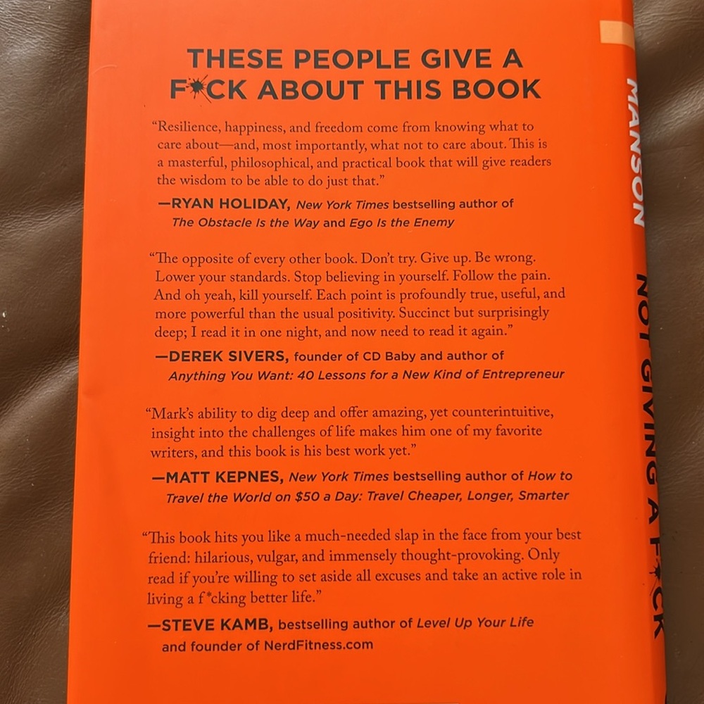 Non-Fiction | The Subtle Art of Not Giving a F*ck Book - Picture 3 of 3